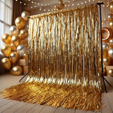 Шторка золото