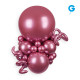 Повітряна куля латексна, хром рожева (shiny pink), 5" (13 см) GEMAR (Італія)