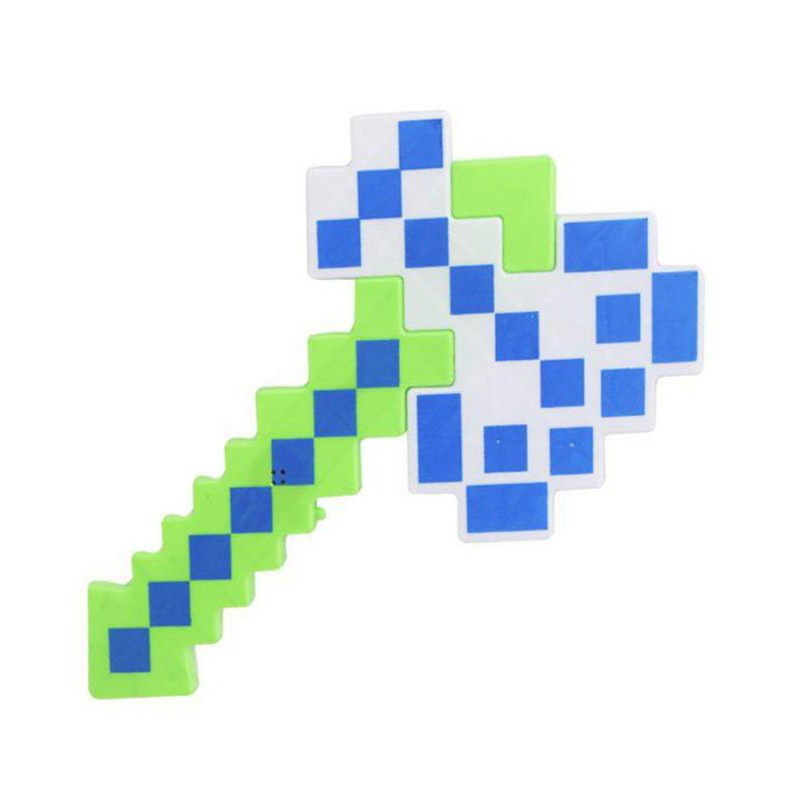Светящийся топор-игрушка Minecraft с подсветкой