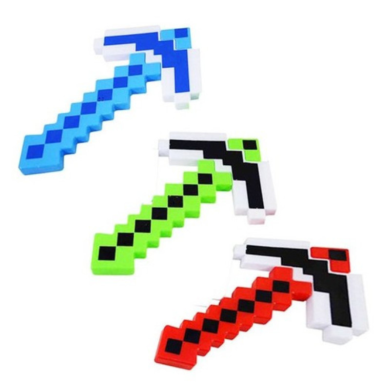 Світлодіодна "Кирка Minecraft", що світиться