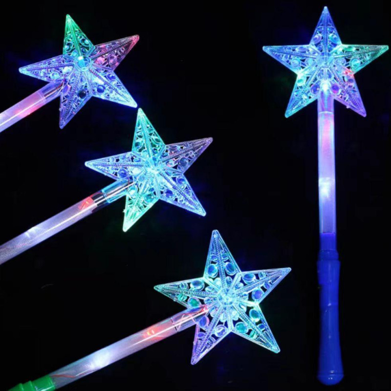 Светодиодная LED-палочка детская "Зирка" 37 см, прозрачная, светящаяся