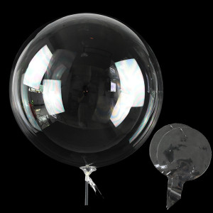 Воздушный шар Баблс (Bubbles) прозрачный, Crystal Clear, 12