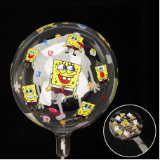 Повітряна куля Баблс (Bubbles) 24" (60 см) з малюнком "Губка Боб"