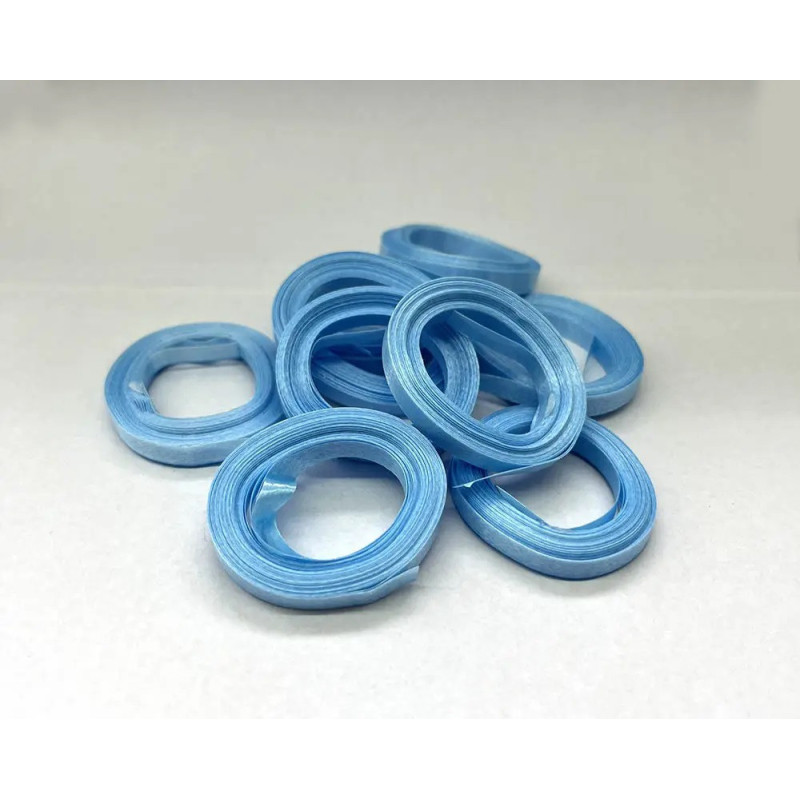 Декоративная лента голубая для шаров, 10 м
